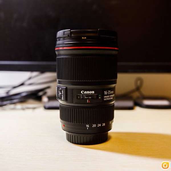 Canon EF 16-35mm f/4L IS USM 連盒 B+W Filter 98%新