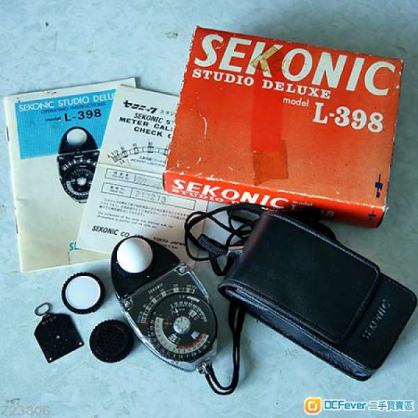 Sekonic L-398 Studio Deluxe 測光錶 全齊 可收藏 98%新