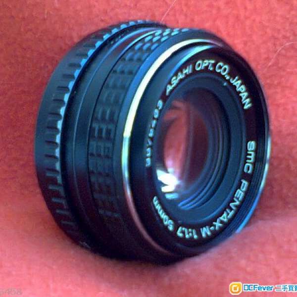 SMC Pentax-M 50mm F1.7 Full-frame / 35mm film Lens  Pentax K Mount