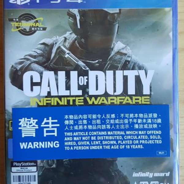 全新未開 PS4 Call of Duty Infinite Warfare COD 繁體中英文合版