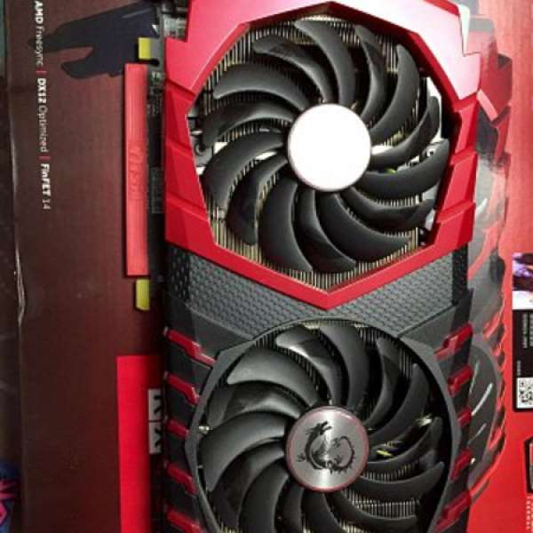 MSI RADEON RX 480 GAMING X 4G　99.9%新