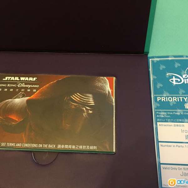 售:(香港迪士尼成人門票  +  鐵甲奇俠快證 ) 多張