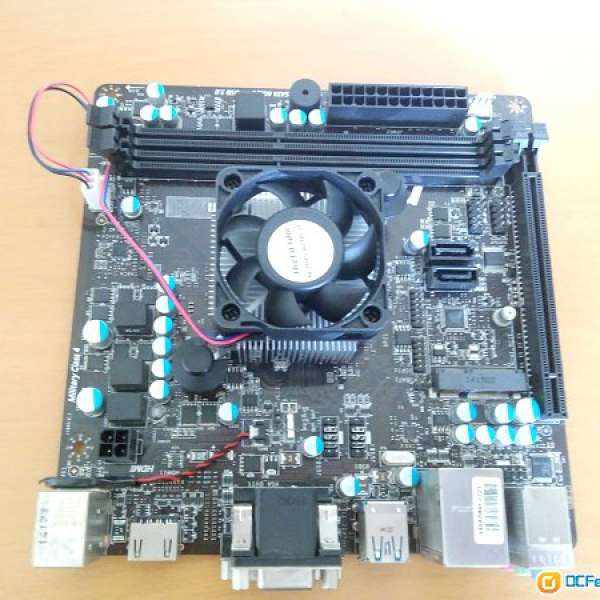 (新凈 APU itx 組合) MSI AM1I (保至2017年6月) 連ATHLON 5350 4核CPU (100%正常)