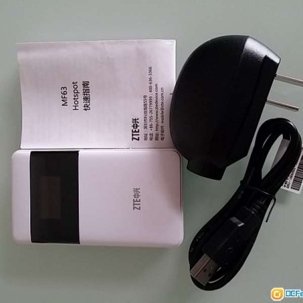 ZTE中興MF63 21mb 3G Pocket WiFi (無鎖)可用各國台