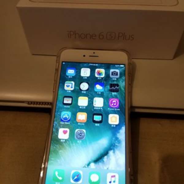 i phone 6S plus 64G 近乎全新，跟原裝盒，原裝叉電 玫瑰金色