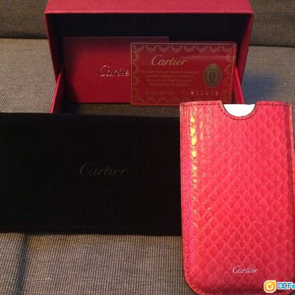 全新Cartier iPhone 4/4s 電話蛇皮套