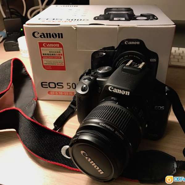 95% new Canon 500D 連 kit len