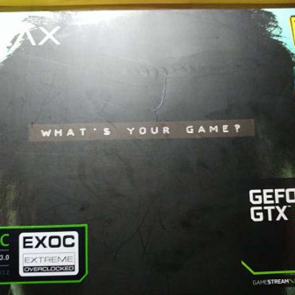 Galaxy GeForce GTX 970 EXOC 4GB 90%New 有單有盒有保