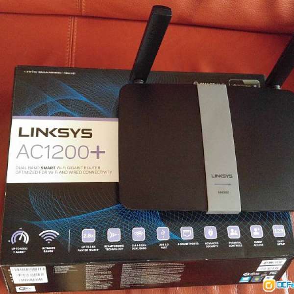 linksys EA6350 ac1200 wireless router 99% new