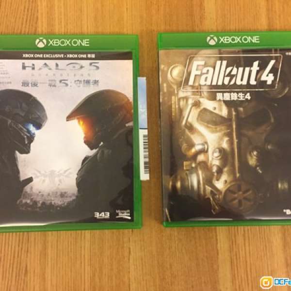 XBox One Halo 5 / Fallout 4 香港中英合版