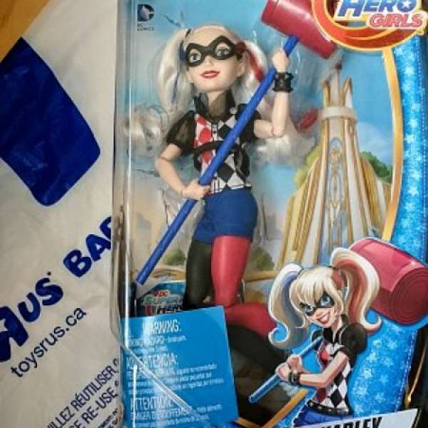 100% new Mattel DC Super Hero Girls Harley Quinn 12" Action Doll