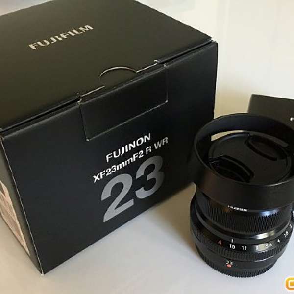 平讓全新Fujinon 23mm F2連原裝遮光罩