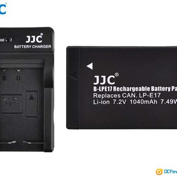 JJC LP-E17 一電一充 兩電一充 CANON EOS M5 /  M3 / 750D / 760D