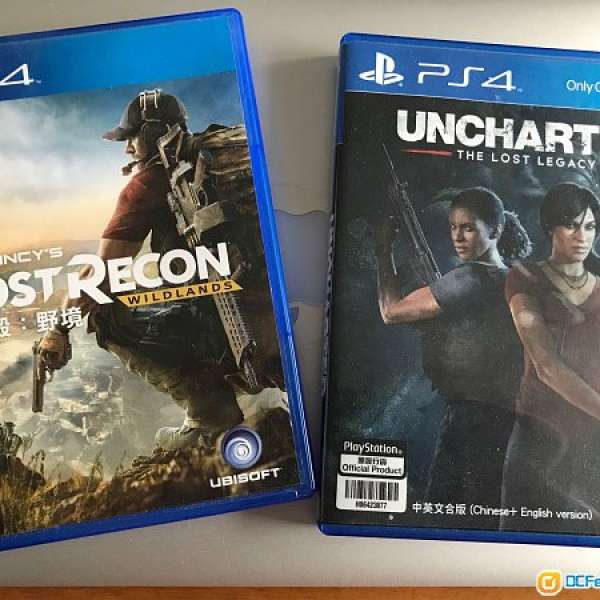 Ghost Recon wildfire 中文  / Uncharted: The Lost Legacy 中文 (PS4)