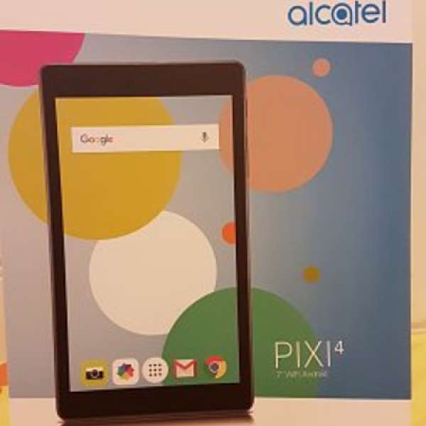 100% 全新Alcatel PIXI 4, 黑色 7吋 Wifi 平板