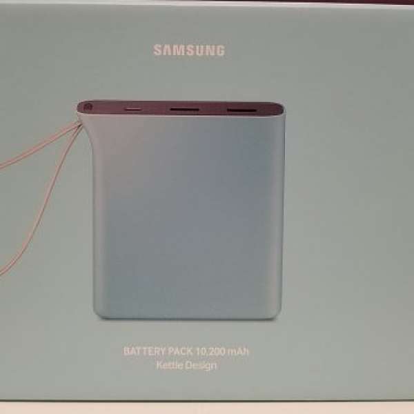 全新 100% 三星原廠Samsung 10200mAh 流動充電器(水壺系列) 珊瑚藍