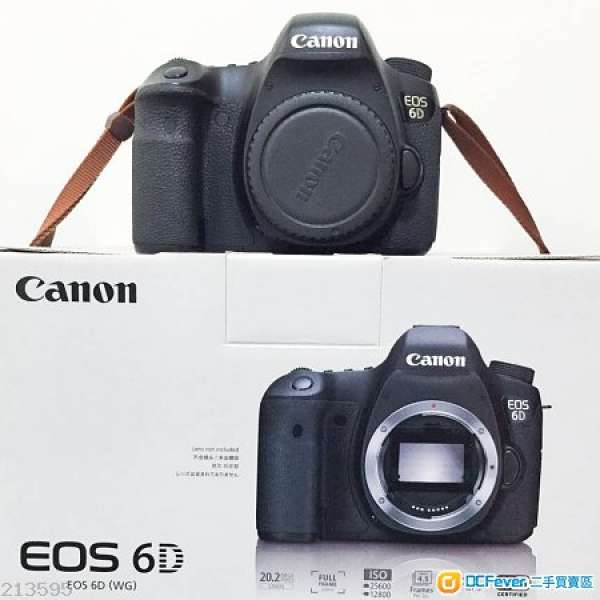 出售Canon 6D (body only)