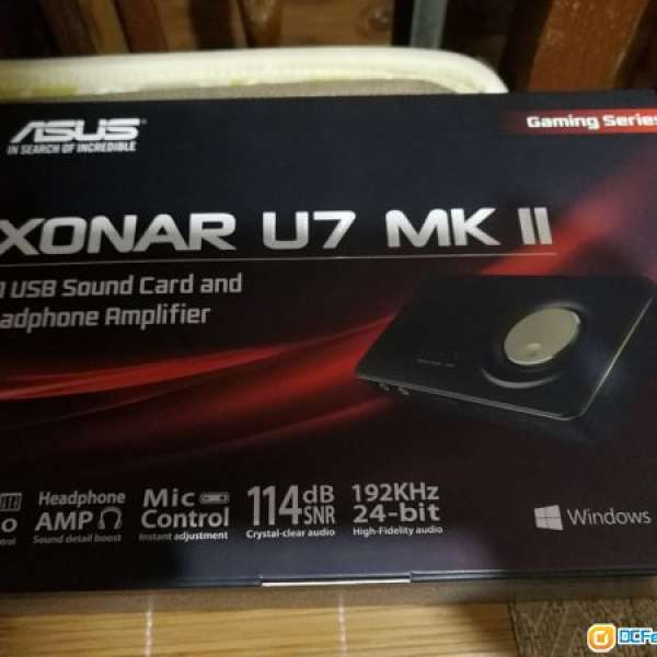 出售 99% 新 Asus Xonar U7 MKii 外置 7.1 Sound Card