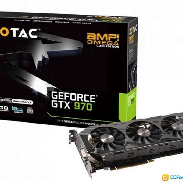90% new Zotac GeForce GTX 970 AMP! Omega Core Edition