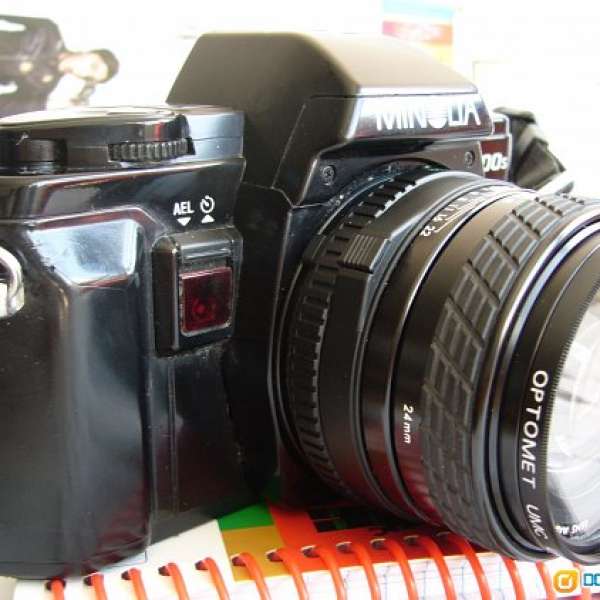較大明亮裂縫取景器0.9x對焦slr相機 minolta x300s -minoltax300的轻量版