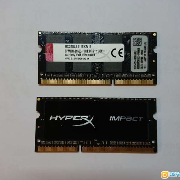 Kingston 16GB DDR3L 1866MHz kit (2*8GB)