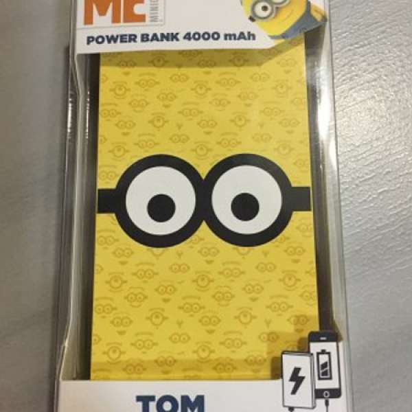 100%全新 MINIONS 4000mAh 外置充電器 (TOM)