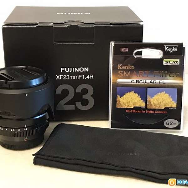 FUJINON XF23mmF1.4 R 連 CPL (行貨, 保養至07/2018)