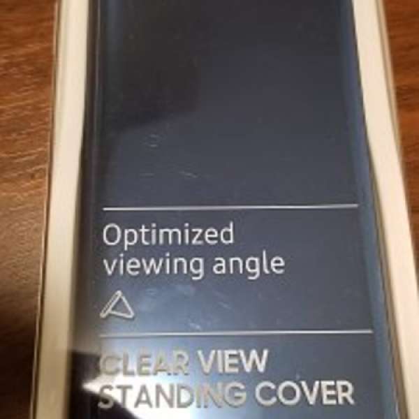 note 8 clear view standing cover 藍色