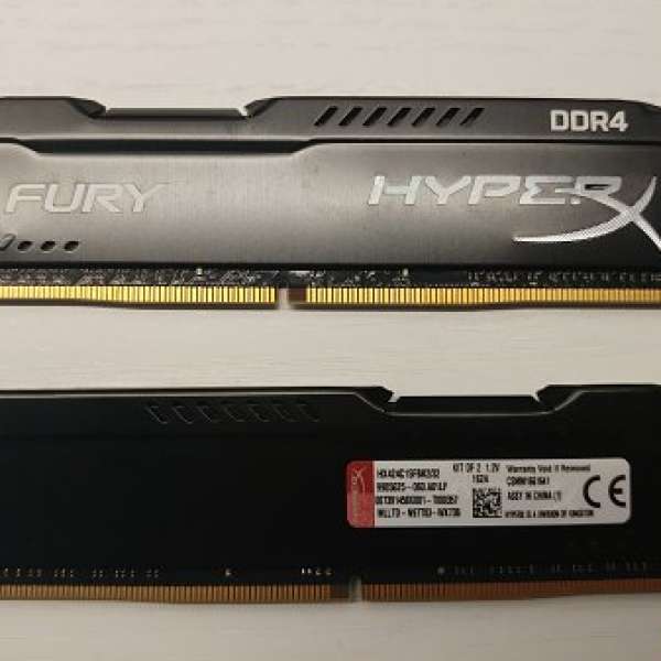 Kingston HyperX FURY 2400MHz DDR4 32gb (16gb x 2) Desktop RAM