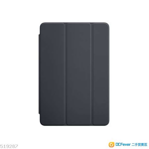 [99%新][iPad mini 4] 矽膠護殼 & Smart Cover - 炭灰色