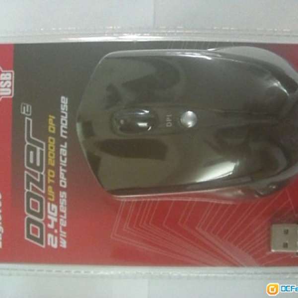 100%全新 EagleTec 2.4G Wireless Optical Mouse ( 2.4G 無線滑鼠 )