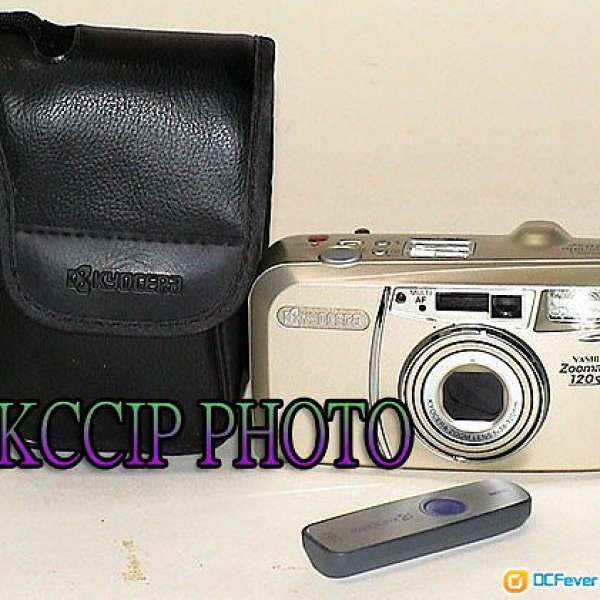 今日出售另一部 KYOCERA  Zoomate 120SE 影攝佳 35mm 全自動菲林相機仔