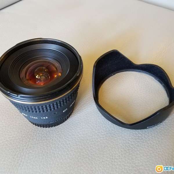 少有 Tokina Pro 17mm f3.5 Sony / minolta a-mount