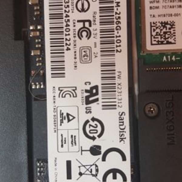 Sandisk SSD X110 256G M.2 SATA (MLC)