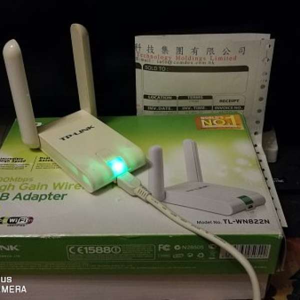 出售TP-Link TL-WN822N usb adapter