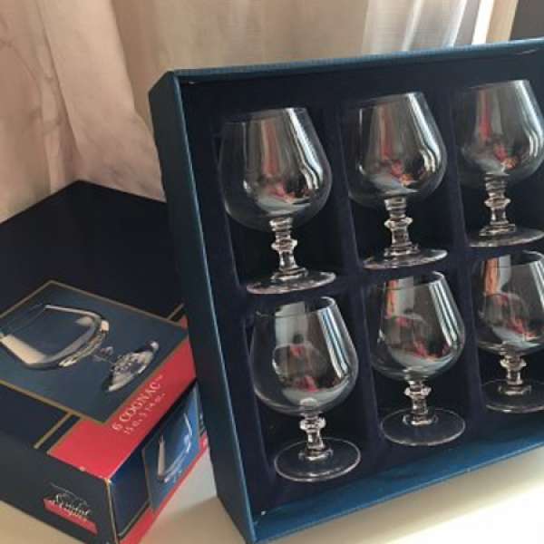 Cristal d´Arques, Longchamp Cognac 150ml, 6 Glasses