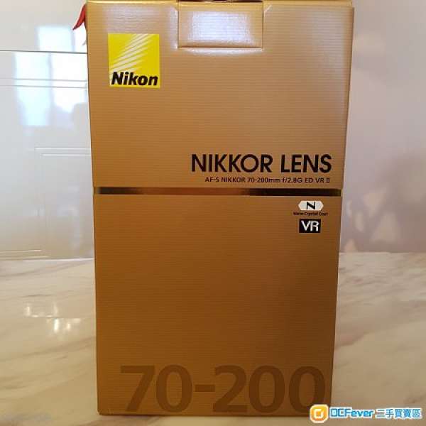 全新行貨 Nikon 鏡頭 AF-S NIKKOR 70-200mm f/2.8G ED VR II