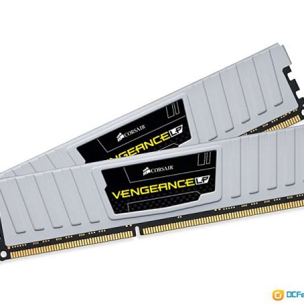 Corsair Vengeance DDR3 1600 8GB (4+4) 低電壓版, 白色