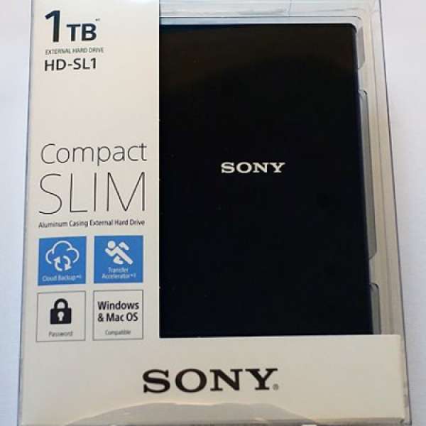 全新未拆 Sony HD-SL1 1TB Portable HDD