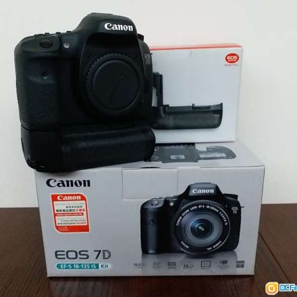新淨 Canon EOS 7D 連原廠直倒(BG-E7)