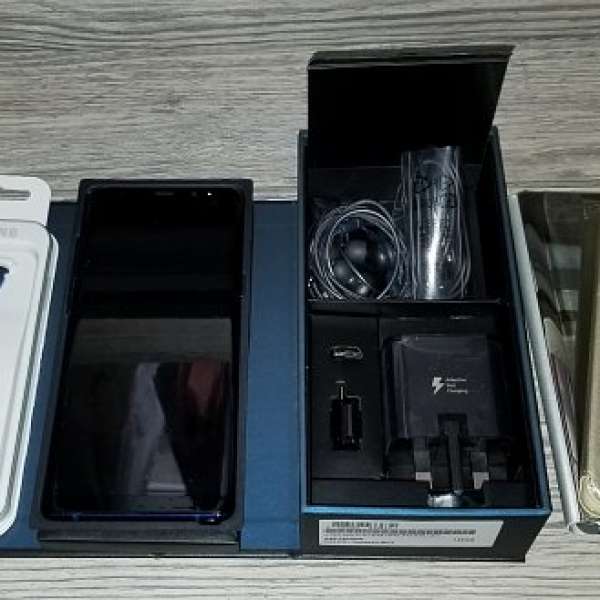 Samsung Note 8 128g 行貨99%新藍色跟多配件