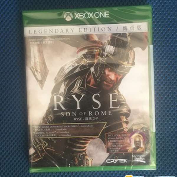 全新未開封- Xbox one RYSE Son of Rome-中英文合版