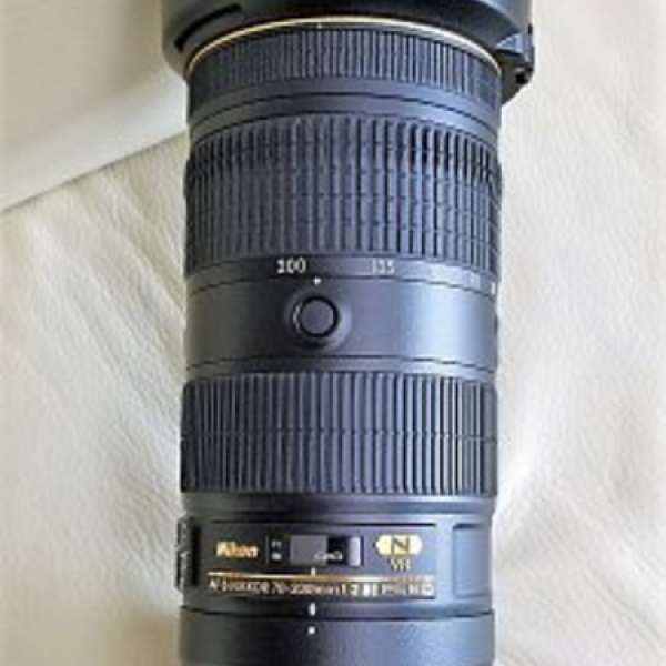 Nikon 70-200 f/2.8E FLED VR (小黑7)行貨有保