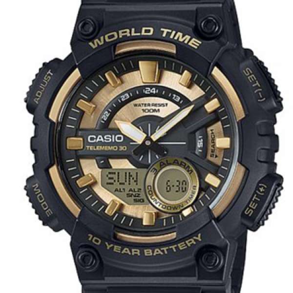 CASIO World Time 10 years Battery 95%