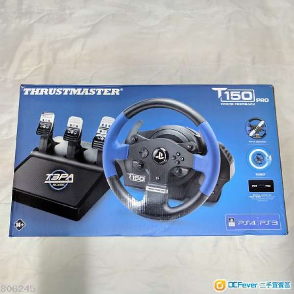 100%New Thrustmaster T150 RS Pro Force Feedback Wheel-better than G29