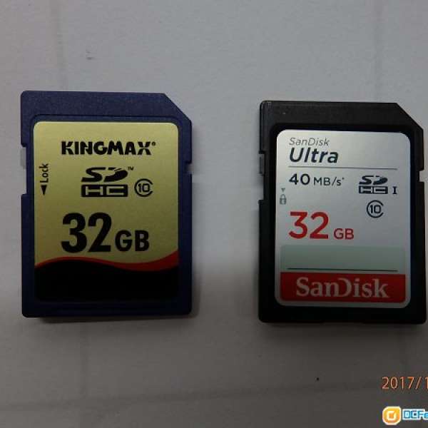 2 張 32GB SD Card  = $100