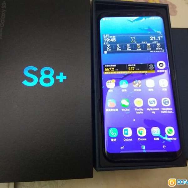 Samsung Galaxy S8+ 128gb 黑色 3HK 台機