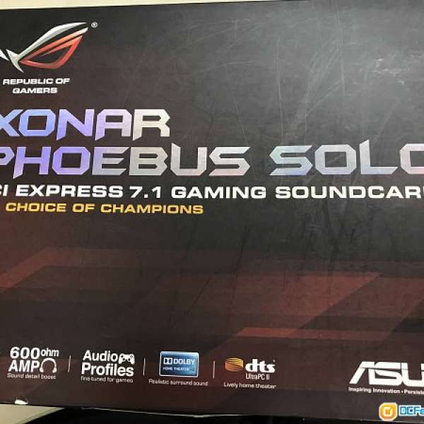 Asus Xonar Phoebus Solo 7.1 Soundcard