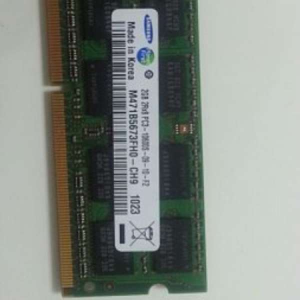 Samsung DDR3 2GB ram for notebook