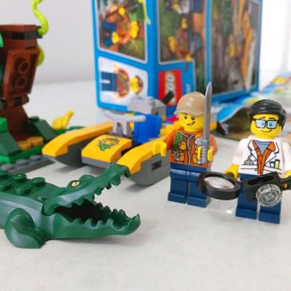 LEGO City 60157: Jungle Starter Set 樂高之叢林的法則有盒有說明書